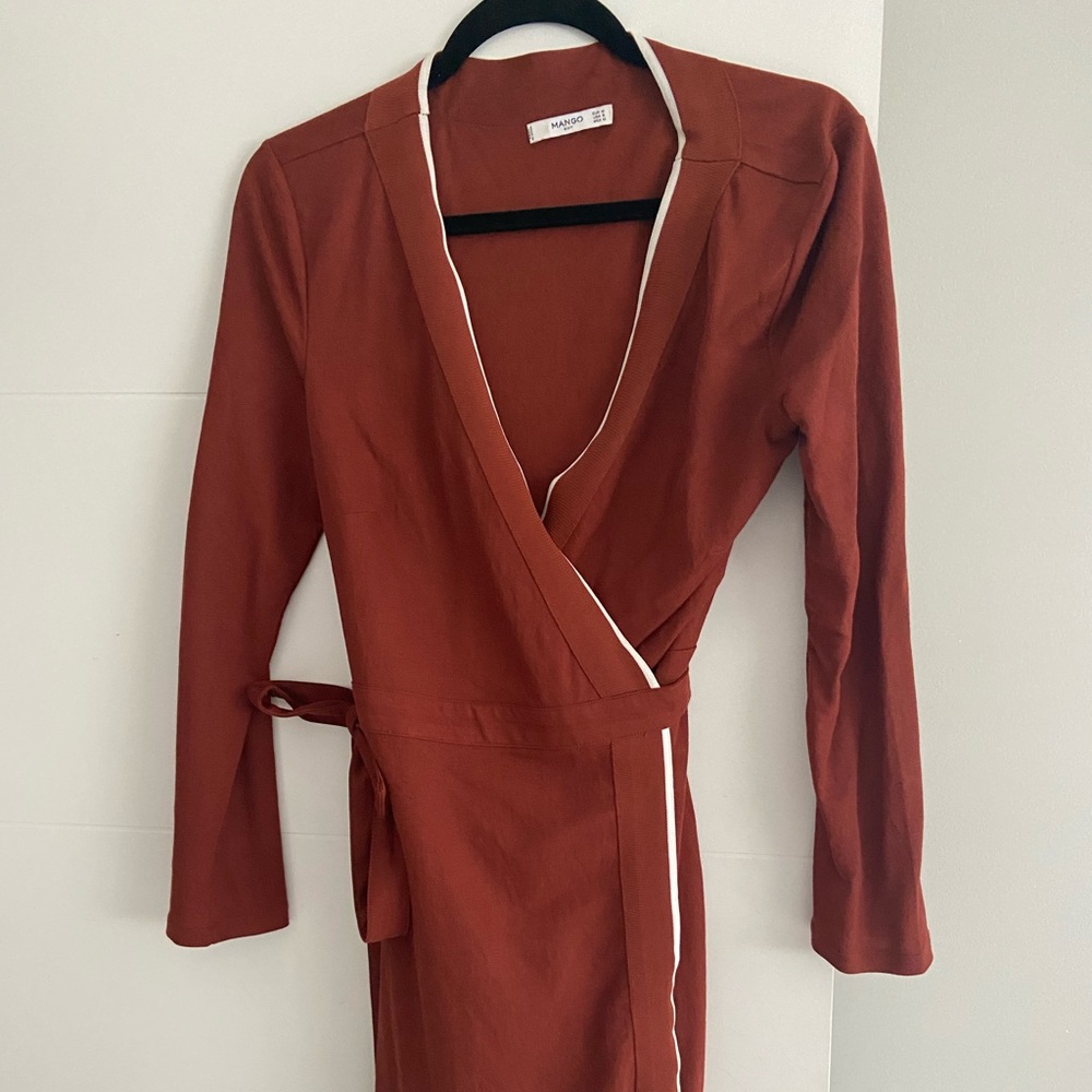 Mango wrap dress